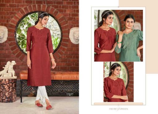 Kalaroop Alisha by Kajree Rayon Kurti Catalog 5 Pcs 6 510x370 - Kalaroop Alisha by Kajree Rayon Kurti Catalog 5 Pcs