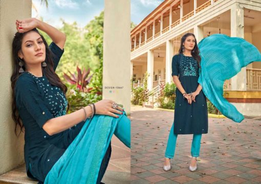 Kalaroop Hector by Kajree Cotton Rayon Kurti with Dupatta Bottom Catalog 6 Pcs 6 1 510x360 - Kalaroop Hector by Kajree Cotton Rayon Kurti with Dupatta Bottom Catalog 6 Pcs