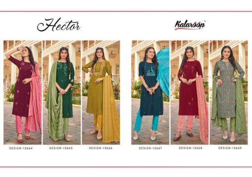 Kalaroop Hector by Kajree Cotton Rayon Kurti with Dupatta Bottom Catalog 6 Pcs 8 1 510x360 - Kalaroop Hector by Kajree Cotton Rayon Kurti with Dupatta Bottom Catalog 6 Pcs