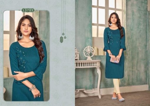 Kalaroop Octavia Vol 13 by Kajree Silk Kurti Catalog 6 Pcs 5 510x360 - Kalaroop Octavia Vol 13 by Kajree Silk Kurti Catalog 6 Pcs