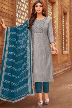 Kapil Trendz Mairin Vol 9 Chanderi Readymade Salwar Suit Catalog 10 Pcs