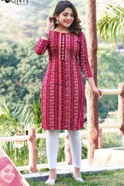 Kinti Batik Vol 2 Rayon Kurti Catalog 8 Pcs