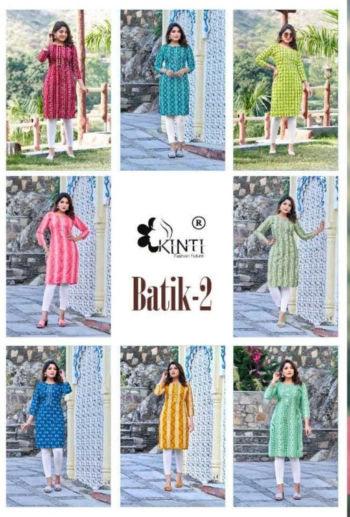 Kinti Batik Vol 2 Rayon Kurti Catalog 8 Pcs 9 510x754 - Kinti Batik Vol 2 Rayon Kurti Catalog 8 Pcs