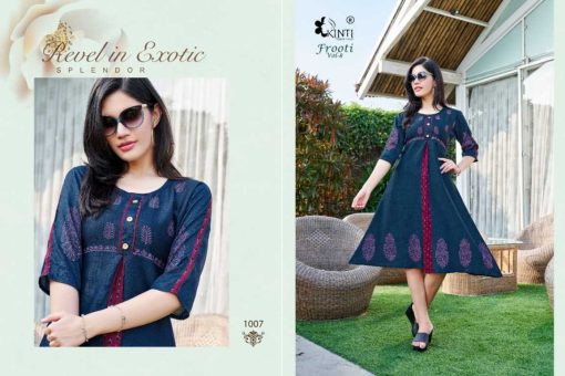 Kinti Frooti Vol 8 Slub Kurti Catalog 8 Pcs 3 510x340 - Kinti Frooti Vol 8 Slub Kurti Catalog 8 Pcs