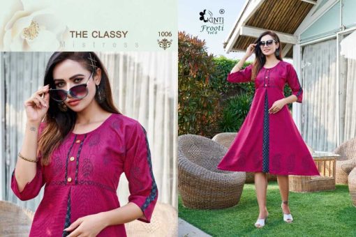 Kinti Frooti Vol 8 Slub Kurti Catalog 8 Pcs 4 510x340 - Kinti Frooti Vol 8 Slub Kurti Catalog 8 Pcs