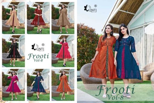 Kinti Frooti Vol 8 Slub Kurti Catalog 8 Pcs 9 510x340 - Kinti Frooti Vol 8 Slub Kurti Catalog 8 Pcs