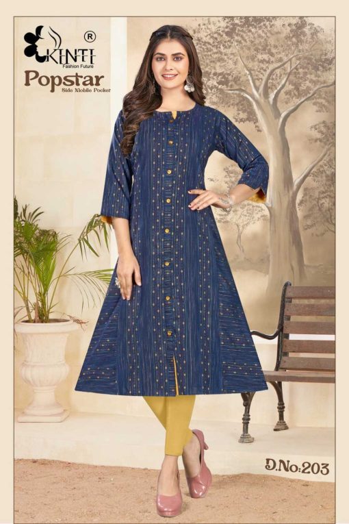 Kinti Popstar Vol 2 Handloom Kurti Catalog 8 Pcs 3 1 510x765 - Kinti Popstar Vol 2 Handloom Kurti Catalog 8 Pcs