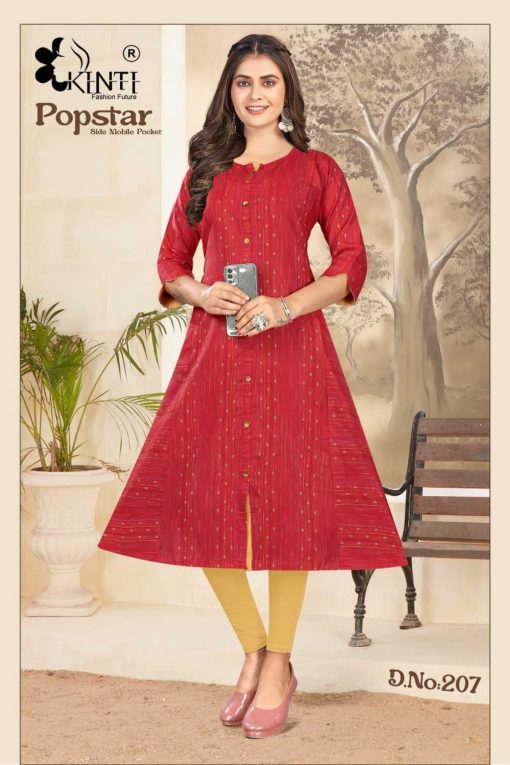 Kinti Popstar Vol 2 Handloom Kurti Catalog 8 Pcs 5 1 510x765 - Kinti Popstar Vol 2 Handloom Kurti Catalog 8 Pcs