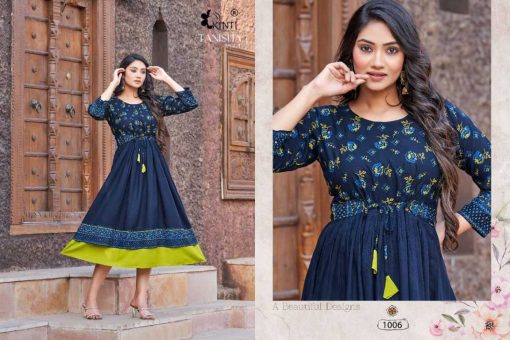 Kinti Tanisha Vol 1 Rayon Kurti Catalog 8 Pcs 6 1 510x340 - Kinti Tanisha Vol 1 Rayon Kurti Catalog 8 Pcs