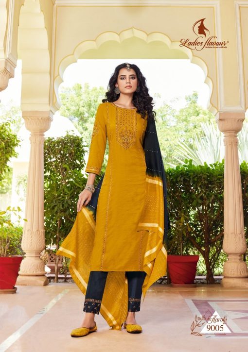 Ladies Flavour Aarohi Vol 9 Kurti with Bottom Dupatta Chinon Catalog 6 Pcs 10 510x725 - Ladies Flavour Aarohi Vol 9 Kurti with Bottom Dupatta Chinon Catalog 6 Pcs