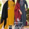 Ladies Flavour Aarohi Vol 9 Kurti with Bottom Dupatta Chinon Catalog 6 Pcs