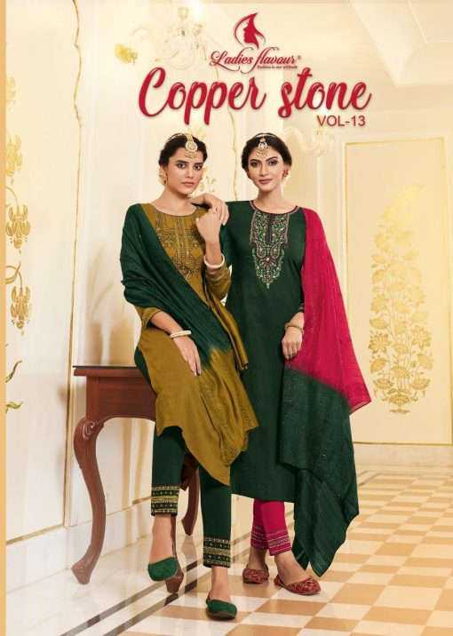 Ladies Flavour Copper Stone Vol 13 Kurti with Bottom Dupatta Cotton Viscose Catalog 6 Pcs 1 510x716 - Ladies Flavour Copper Stone Vol 13 Kurti with Bottom Dupatta Cotton Viscose Catalog 6 Pcs