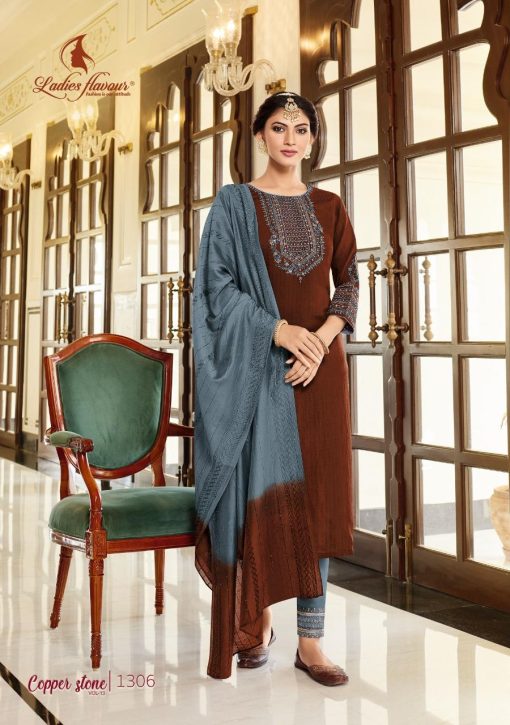 Ladies Flavour Copper Stone Vol 13 Kurti with Bottom Dupatta Cotton Viscose Catalog 6 Pcs 10 510x725 - Ladies Flavour Copper Stone Vol 13 Kurti with Bottom Dupatta Cotton Viscose Catalog 6 Pcs