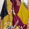 Ladies Flavour Rolex Kurti with Bottom Dupatta Chinon Viscose Catalog 6 Pcs