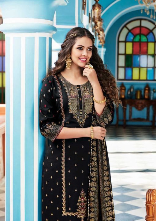 Ladies Flavour Satrangi Kurti with Bottom Dupatta Cotton Catalog 4 Pcs 4 510x725 - Ladies Flavour Satrangi Kurti with Bottom Dupatta Cotton Catalog 4 Pcs