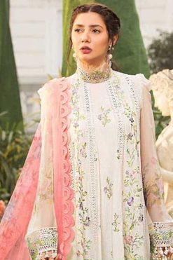 Majesty Maria Super Hit Cotton Chiffon Salwar Suit Catalog 4 Pcs