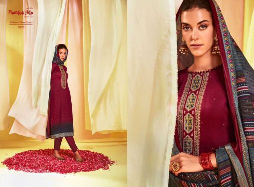 Mumtaz Arts Jashn E Bandhani Vol 3 Jam Satin Salwar Suit Catalog 8 Pcs 12 510x376 - Mumtaz Arts Jashn E Bandhani Vol 3 Jam Satin Salwar Suit Catalog 8 Pcs