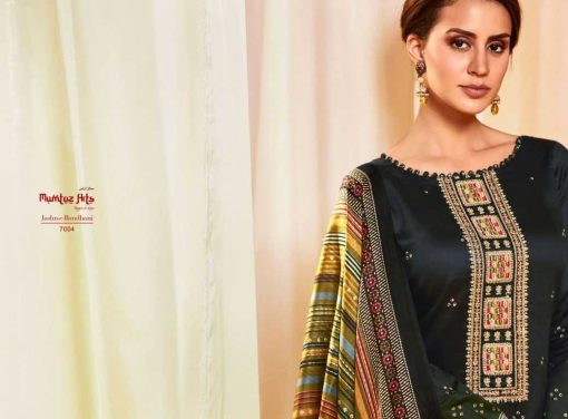 Mumtaz Arts Jashn E Bandhani Vol 3 Jam Satin Salwar Suit Catalog 8 Pcs 14 510x376 - Mumtaz Arts Jashn E Bandhani Vol 3 Jam Satin Salwar Suit Catalog 8 Pcs