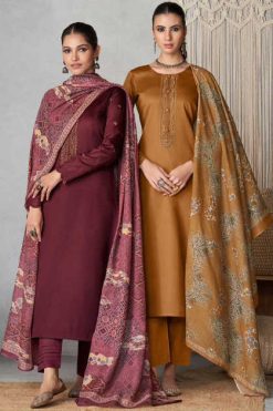 Mumtaz Arts Royal Affair Jam Satin Salwar Suit Catalog 6 Pcs