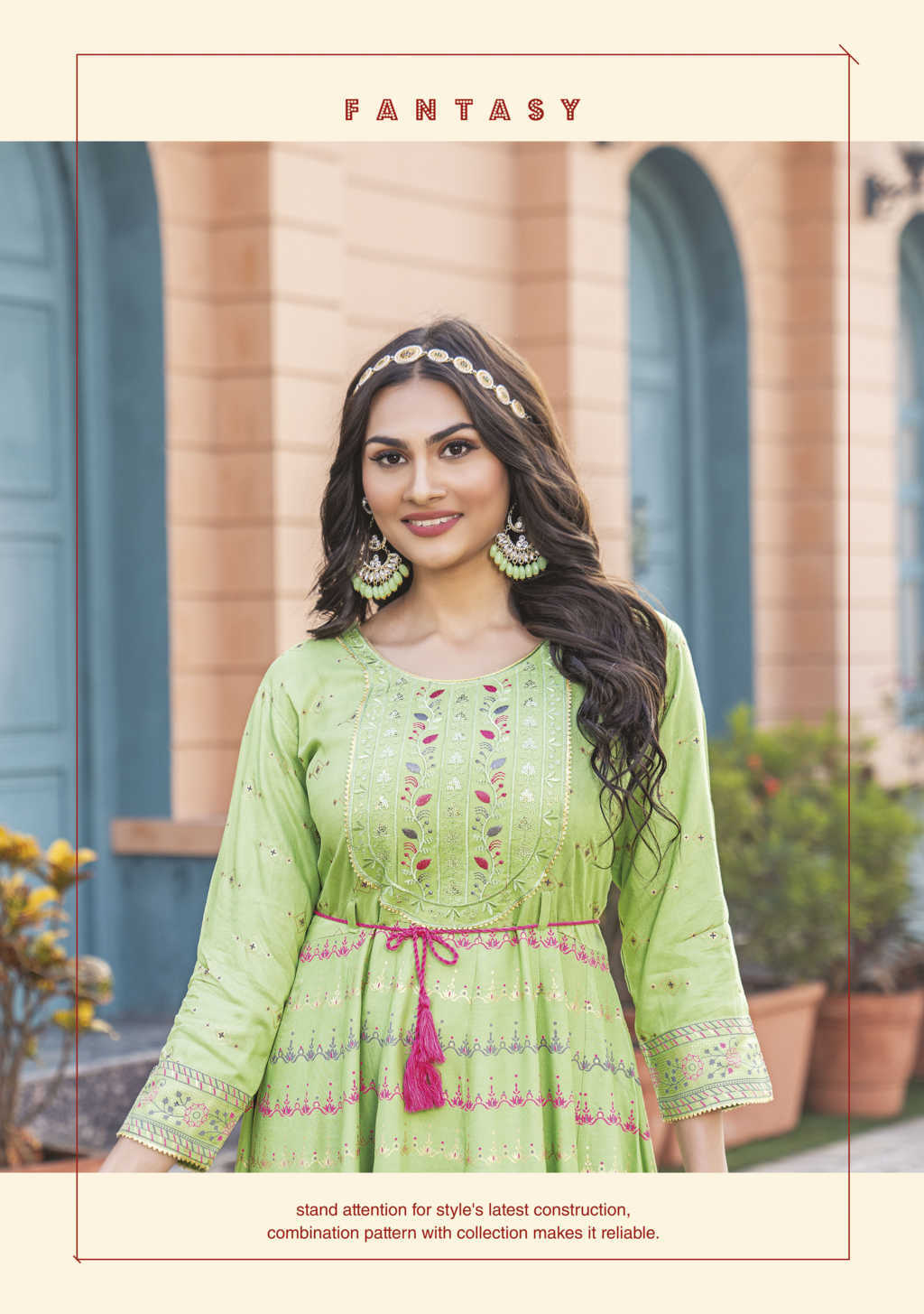 Light Green Cotton Kurti | Leemboodi