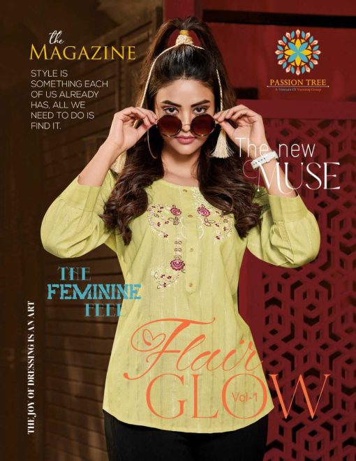 Passion Tree Flair Glow Vol 1 Tops Fancy Catalog 6 Pcs 1 510x660 - Passion Tree Flair Glow Vol 1 Tops Fancy Catalog 6 Pcs