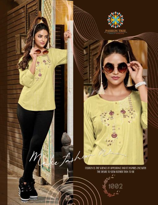 Passion Tree Flair Glow Vol 1 Tops Fancy Catalog 6 Pcs 3 510x660 - Passion Tree Flair Glow Vol 1 Tops Fancy Catalog 6 Pcs