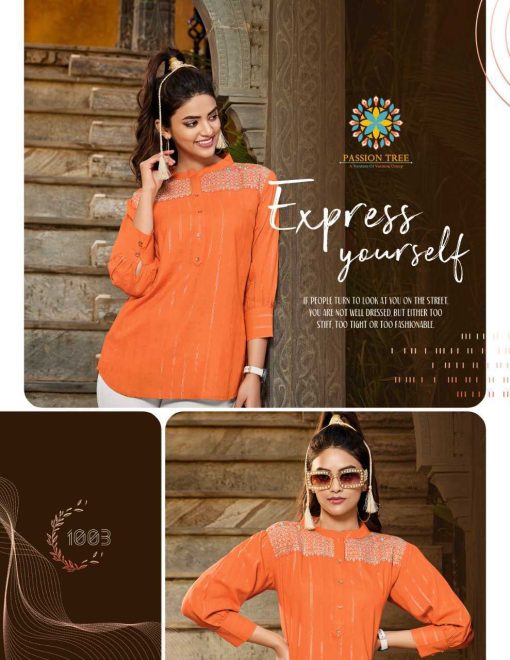 Passion Tree Flair Glow Vol 1 Tops Fancy Catalog 6 Pcs 4 510x660 - Passion Tree Flair Glow Vol 1 Tops Fancy Catalog 6 Pcs