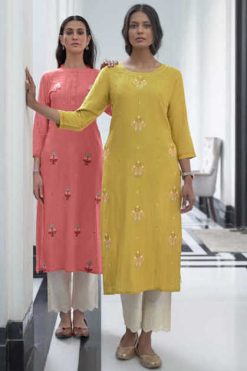 Psyna Plum Vol 2 Rayon Kurti Catalog 6 Pcs