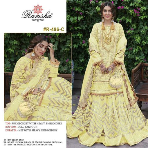 Ramsha R 496 NX Georgette Salwar Suit Catalog 4 Pcs 3 510x510 - Ramsha R 496 NX Georgette Salwar Suit Catalog 4 Pcs