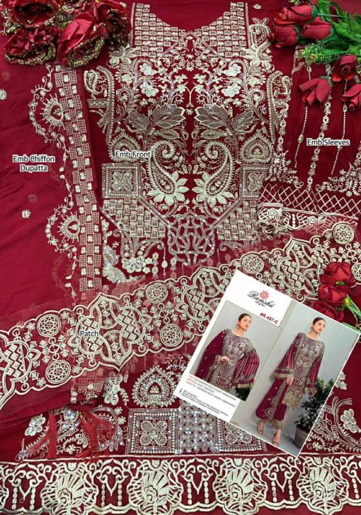 Ramsha R 497 NX Georgette Salwar Suit Catalog 4 Pcs 7 1 510x727 - Ramsha R 497 NX Georgette Salwar Suit Catalog 4 Pcs
