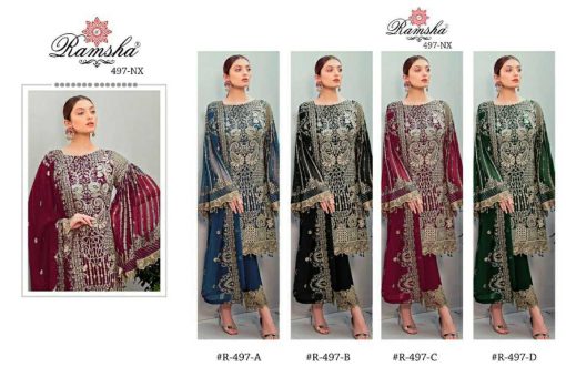 Ramsha R 497 NX Georgette Salwar Suit Catalog 4 Pcs 9 1 510x340 - Ramsha R 497 NX Georgette Salwar Suit Catalog 4 Pcs