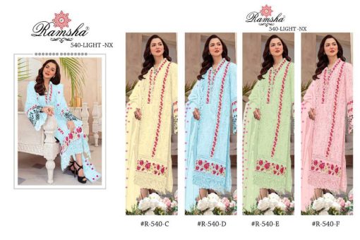 Ramsha R 540 NX Light Chart Georgette Salwar Suit Catalog 4 Pcs 9 510x340 - Ramsha R 540 NX Light Chart Georgette Salwar Suit Catalog 4 Pcs