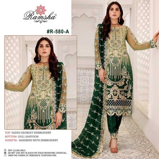 Ramsha R 580 NX Georgette Salwar Suit Catalog 4 Pcs 1 510x510 - Ramsha R 580 NX Georgette Salwar Suit Catalog 4 Pcs