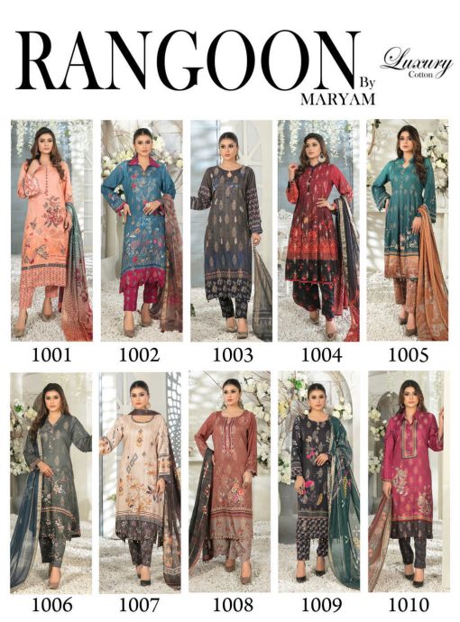 Rangoon Luxury Cotton by Maryam Salwar Suit Catalog 10 Pcs 31 510x690 - Rangoon Luxury Cotton by Maryam Salwar Suit Catalog 10 Pcs