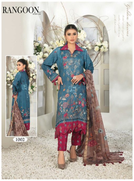 Rangoon Luxury Cotton by Maryam Salwar Suit Catalog 10 Pcs 5 510x690 - Rangoon Luxury Cotton by Maryam Salwar Suit Catalog 10 Pcs