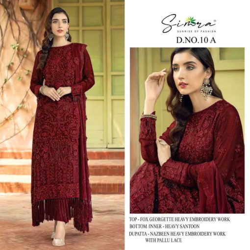 Serene S 10 A E Georgette Salwar Suit Catalog 5 Pcs 1 510x510 - Serene S 10 A-E Georgette Salwar Suit Catalog 5 Pcs