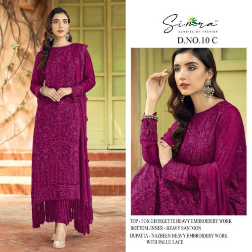 Serene S 10 A E Georgette Salwar Suit Catalog 5 Pcs 3 510x510 - Serene S 10 A-E Georgette Salwar Suit Catalog 5 Pcs