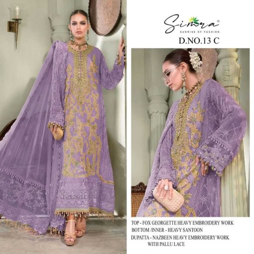 Serene S 13 A D Georgette Salwar Suit Catalog 4 Pcs 3 510x510 - Serene S 13 A-D Georgette Salwar Suit Catalog 4 Pcs