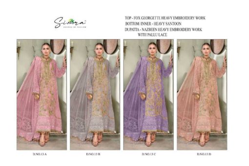 Serene S 13 A D Georgette Salwar Suit Catalog 4 Pcs 9 510x340 - Serene S 13 A-D Georgette Salwar Suit Catalog 4 Pcs