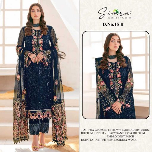 Serene S 15 A D Georgette Salwar Suit Catalog 4 Pcs 2 510x510 - Serene S 15 A-D Georgette Salwar Suit Catalog 4 Pcs