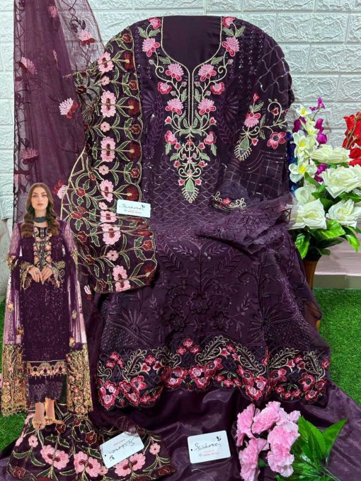 Serene S 15 A D Georgette Salwar Suit Catalog 4 Pcs 6 510x680 - Serene S 15 A-D Georgette Salwar Suit Catalog 4 Pcs