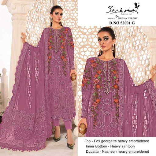 Serene S 52001 F I Georgette Salwar Suit Catalog 4 Pcs 2 510x510 - Serene S 52001 F-I Georgette Salwar Suit Catalog 4 Pcs