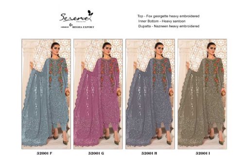 Serene S 52001 F I Georgette Salwar Suit Catalog 4 Pcs 9 510x340 - Serene S 52001 F-I Georgette Salwar Suit Catalog 4 Pcs