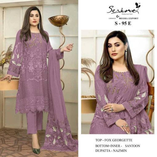 Serene S 95 E H Georgette Salwar Suit Catalog 4 Pcs 1 510x510 - Serene S 95 E-H Georgette Salwar Suit Catalog 4 Pcs