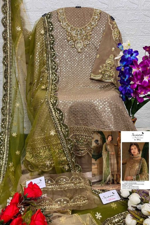 Serene S 99 A Georgette Salwar Suit 2 510x764 - Serene S 99 A Georgette Salwar Suit