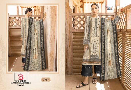 Shree Fabs Bin Saeed Lawn Collection Vol 2 Salwar Suit Catalog 5 Pcs 4 510x351 - Shree Fabs Bin Saeed Lawn Collection Vol 2 Salwar Suit Catalog 5 Pcs