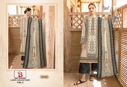 Shree Fabs Bin Saeed Lawn Collection Vol 2 Salwar Suit Catalog 5 Pcs 4 510x351 - Shree Fabs Bin Saeed Lawn Collection Vol 2 Salwar Suit Catalog 5 Pcs