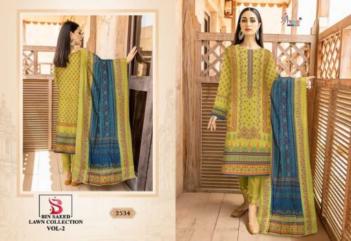 Shree Fabs Bin Saeed Lawn Collection Vol 2 Salwar Suit Catalog 5 Pcs 5 510x351 - Shree Fabs Bin Saeed Lawn Collection Vol 2 Salwar Suit Catalog 5 Pcs