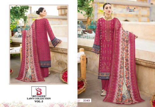 Shree Fabs Bin Saeed Lawn Collection Vol 3 Salwar Suit Catalog 6 Pcs 2 510x351 - Shree Fabs Bin Saeed Lawn Collection Vol 3 Salwar Suit Catalog 6 Pcs