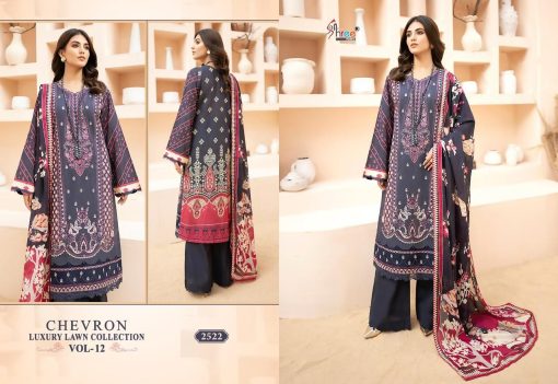 Shree Fabs Chevron Luxury Lawn Collection Vol 12 Chiffon Cotton Salwar Suit Catalog 5 Pcs 2 510x351 - Shree Fabs Chevron Luxury Lawn Collection Vol 12 Chiffon Cotton Salwar Suit Catalog 5 Pcs